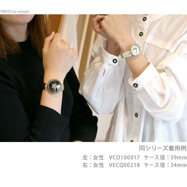 ヴェルサーチ パラッツォ エンパイア クオーツ 腕時計 ブランド レディース VECQ00718 アナログ ピンクゴールド スイス製の画像