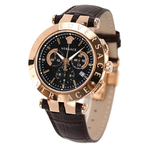 24日は全品5倍でポイント最大17倍 ヴェルサーチ 時計 メンズ Verq003 クロノグラフ 腕時計 Versace ブラック ダークブラウン 革ベルト Verq003 腕時計のななぷれyahoo 店 通販 Yahoo ショッピング
