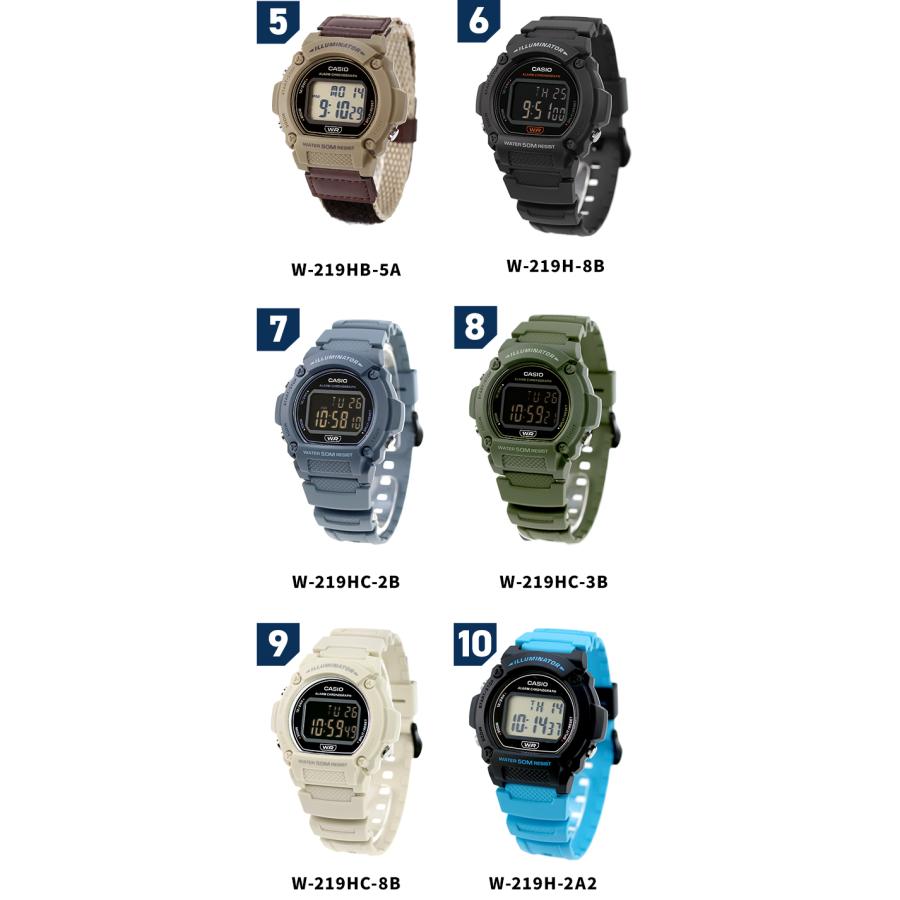 CASIO（カシオ） チプカシ CASIO W-219H 海外モデル ユニセックス