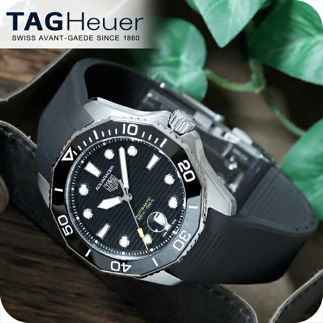 【新品】タグ・ホイヤー TAG Heuer 腕時計 メンズ WBP201A.FT6197 アクアレーサー プロフェッショナル300 デイト Aquaracer Professional 300 Date 自動巻き（Calibre 5） ブラックxブラック アナログ表示 アクアレーサー タグ・ホイヤー プロフェッショナル300 デイト 43mm