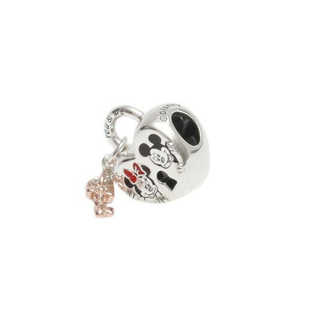 PANDORA パンドラ Disney Mickey Mouse & Minnie Padlock Charm ブレスレットチャーム ...