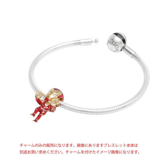 PANDORA（パンドラ） PANDORA Marvel The Avengers Iron Man Charm ブレスレットチャーム ...