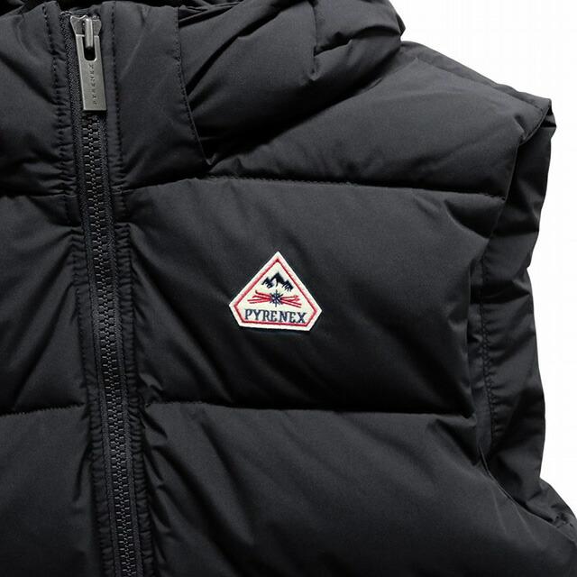ピレネックス PYRENEX SPOUTNIC MINI RIPSTOP VEST ダウンベスト HMY021-BLACK-S メンズ ダウンジャケットの画像