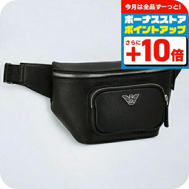 エンポリオ・アルマーニ ボディバッグ メンズ ブランド EMPORIO ARMANI Y4O238Y138E 81072 ブラック EMPORIO ARMANI エンポリオ・アルマーニ ボディバッグ メンズ ブランド