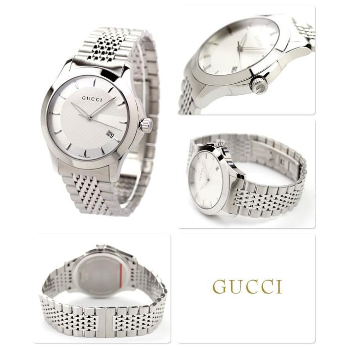 G-Timeless GUCCI グッチ 時計 Gタイムレス メンズ ホワイト YA126401