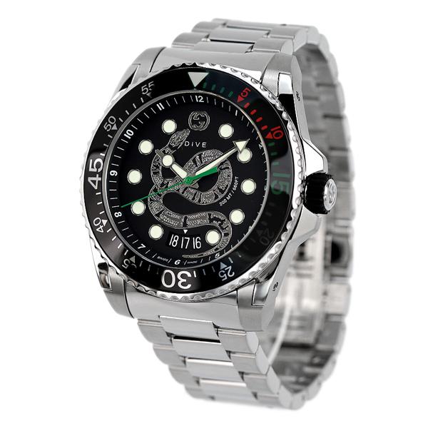 GUCCI（グッチ） ダイヴ 45mm スネーク 蛇 腕時計 ブランド メンズ