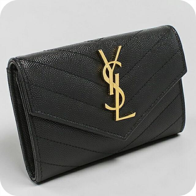 SAINT LAURENT サンローラン 名刺入れ レディース ブランド レザー