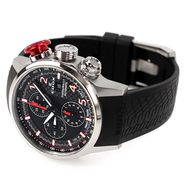 クロノラリー エドックス 自動巻き 腕時計 ブランド メンズ チタン