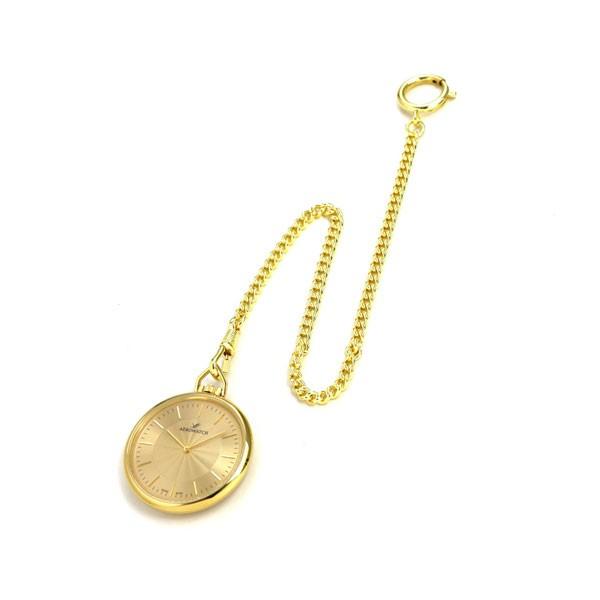 アエロウォッチ 懐中時計 オープンフェイス 05822 JA01 AEROWATCH ゴールド | AEROWATCH | 01