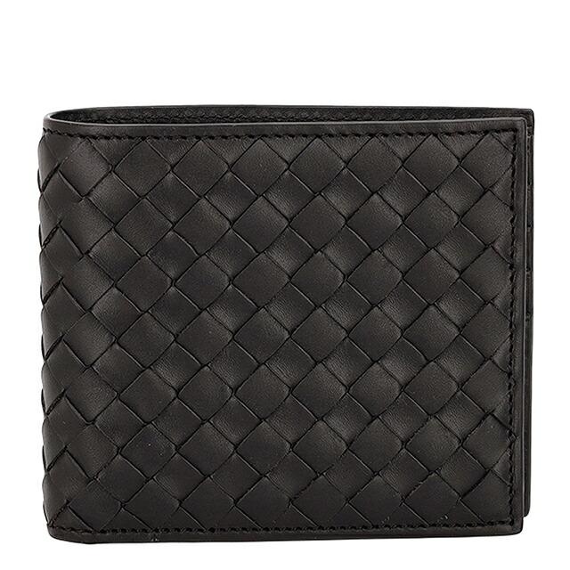 ボッテガ・ヴェネタ 二つ折り財布 二折財布 メンズ ブランド BOTTEGA VENETA 113993-V47W1 2006 ダークブラウンの画像