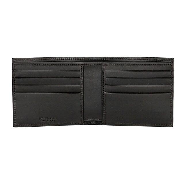 ボッテガ・ヴェネタ 二つ折り財布 二折財布 メンズ ブランド BOTTEGA VENETA 113993-V47W1 2006 ダークブラウンの画像