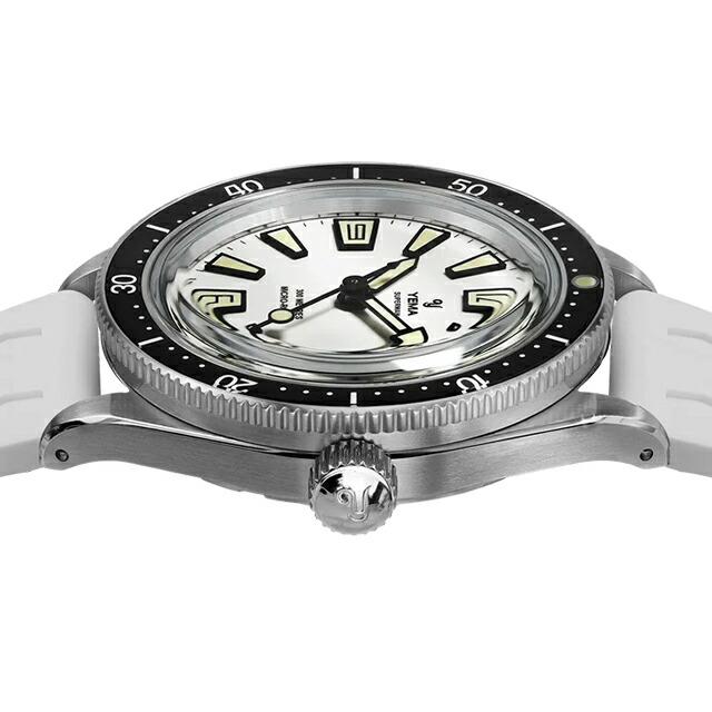 イエマ スキンダイバー スリム フルルミ 自動巻き 腕時計 ブランド
