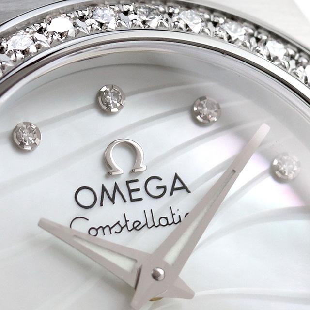 オメガ コンステレーション 24mm クオーツ 腕時計 ブランド レディース ダイヤモンド OMEGA 123.15.24.60.55.006 アナログ ホワイトシェル 白｜nanaple｜06