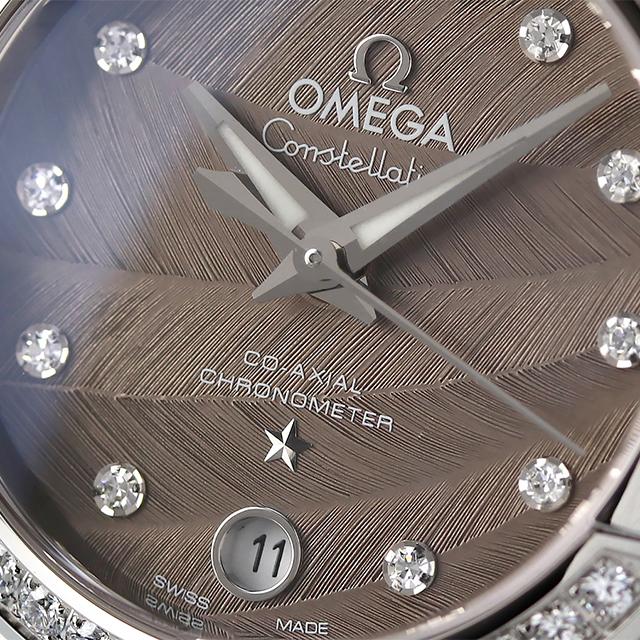 オメガ コンステレーション 27mm 自動巻き 機械式 腕時計 ブランド レディース ダイヤモンド OMEGA 123.15.27.20.56.001 アナログ グレー スイス製｜nanaple｜06