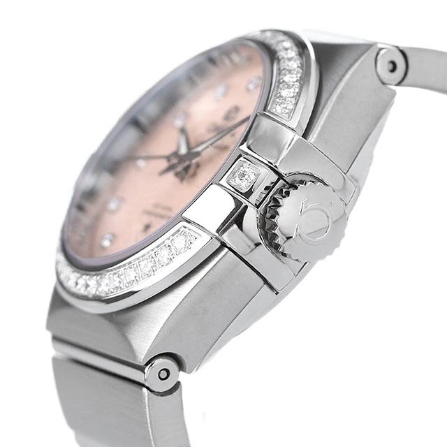 オメガ コンステレーション 27mm 自動巻き 機械式 腕時計 ブランド レディース ダイヤモンド OMEGA 123.15.27.20.57.002 アナログ シェル スイス製｜nanaple｜03