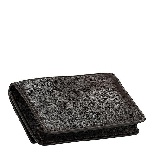 ボッテガ・ヴェネタ 名刺入れ メンズ レディース ブランド BOTTEGA VENETA イントレチャート レザー 133945-V3UN1 ブラウンの画像