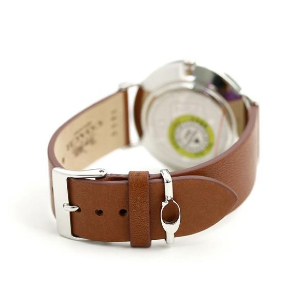 COACH（コーチ） 時計 レディース 36mm シルバー ブラウン 革ベルト
