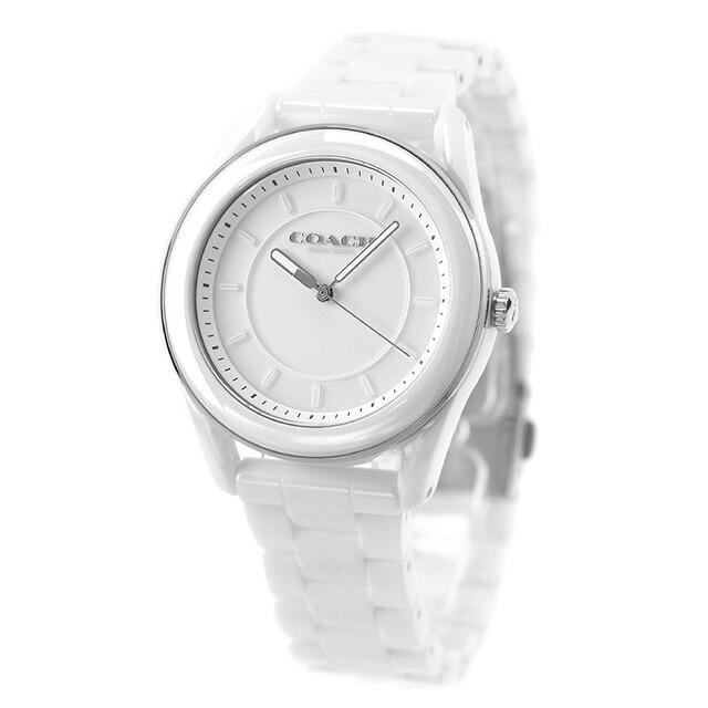 【希少品　新品電池】2980 COACH レディース腕時計 シルバー　ホワイト COACH（コーチ） クォーツ 電池式 腕時計 ブランド レディース COACH