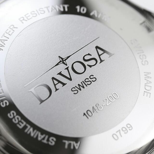 ダボサ テルノス シックスティズ バーガンディ 自動巻き 腕時計 ブランド メンズ DAVOSA 161.525.60 アナログ ブラック 黒の画像