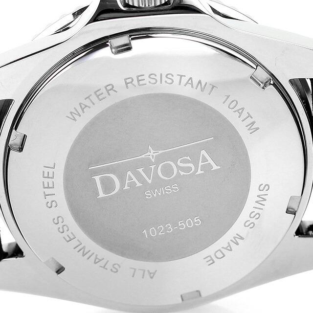 ダボサ ヴィンテージ ダイバー クオーツ 腕時計 ブランド メンズ DAVOSA 162.500.55 アナログ ブラック ダークグレー 黒の画像