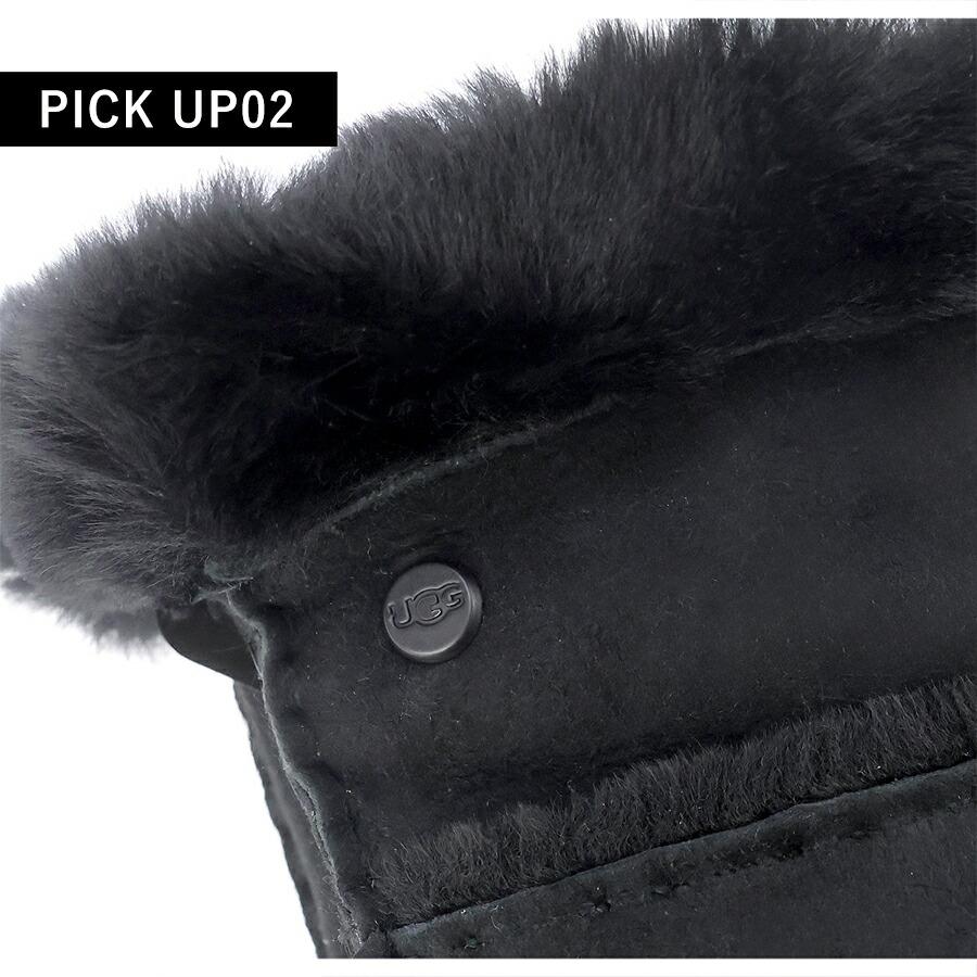 ugg 手袋　Sサイズ　ブラック　新品未使用 アグ UGG Turn Cuff Glove 手袋 17369-BLK レディース S シープスキン