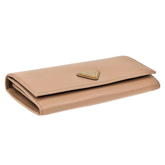 PRADA（プラダ） 長財布 レディース ブランド レザー 1MH132 ピンク