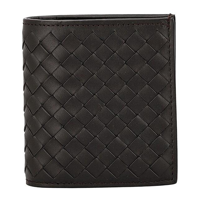 ボッテガ・ヴェネタ 二つ折り財布 二折財布 メンズ ブランド BOTTEGA VENETA 222338-V47W1 2006 ダークブラウンの画像