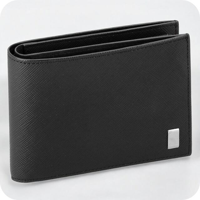 新品 dunhill 二つ折り財布 ブラック DU22R2P10PS 001R dunhill（ダンヒル） 二つ折り財布 メンズ ブランド dunhill