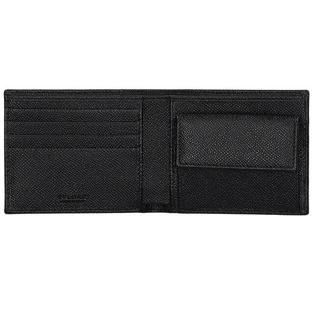 ブルガリ 二つ折り財布 メンズ ブランド BVLGARI 280287 BLK ブラックの画像