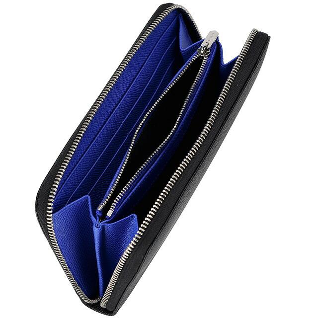 ブルガリ 長財布 メンズ ブランド BVLGARI 288251 BLK ブラック/ブルーの画像