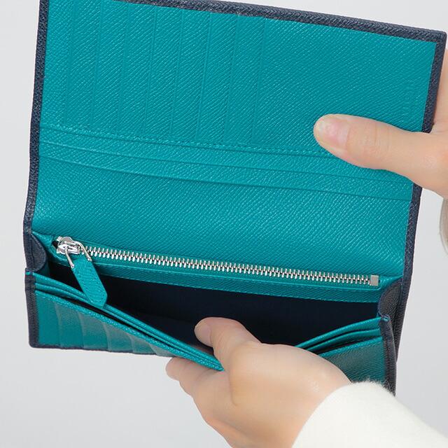 BVLGARI（ブルガリ） 長財布 メンズ ブランド レザー 288259 ネイビー