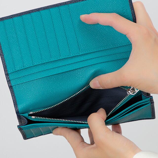BVLGARI（ブルガリ） 長財布 メンズ ブランド レザー 288259 ネイビー