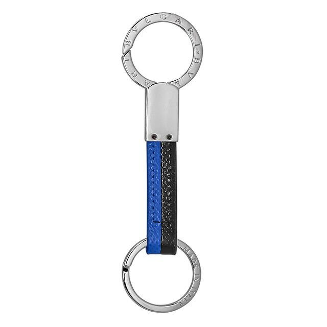 BVLGARI（ブルガリ） キーリング メンズ ブランド レザー 288596 BLK
