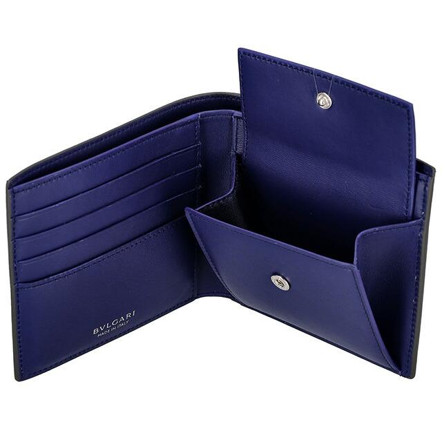 BVLGARI（ブルガリ） 二つ折り財布 メンズ ブランド レザー 291066