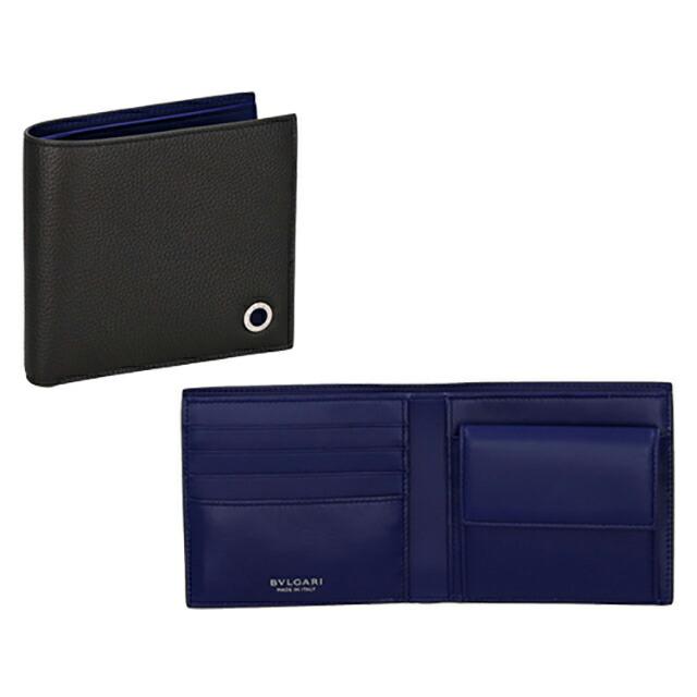 BVLGARI（ブルガリ） 二つ折り財布 メンズ ブランド レザー 291066