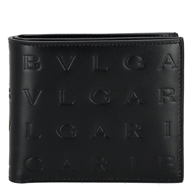 ブルガリ 二つ折り財布 二折財布 レディース ブランド BVLGARI 292714 BLK ブラックの画像