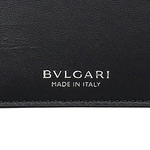 ブルガリ 二つ折り財布 二折財布 レディース ブランド BVLGARI 292714 BLK ブラックの画像