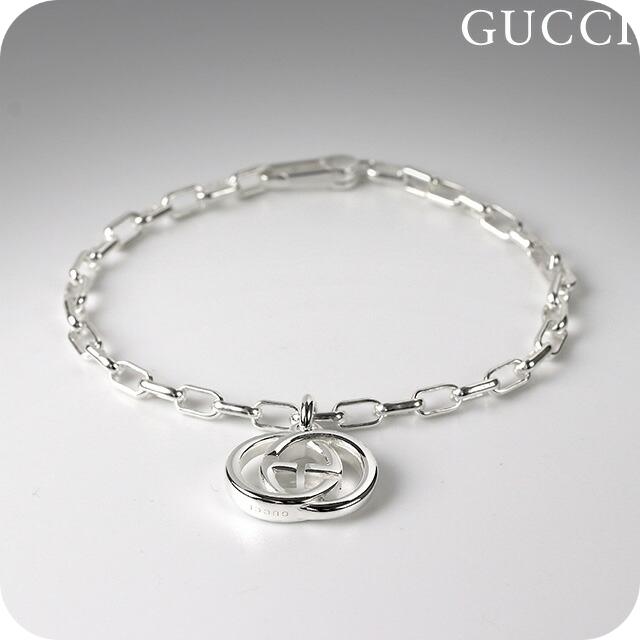 グッチ GUCCI ブレスレット インターロッキング GG チェーン