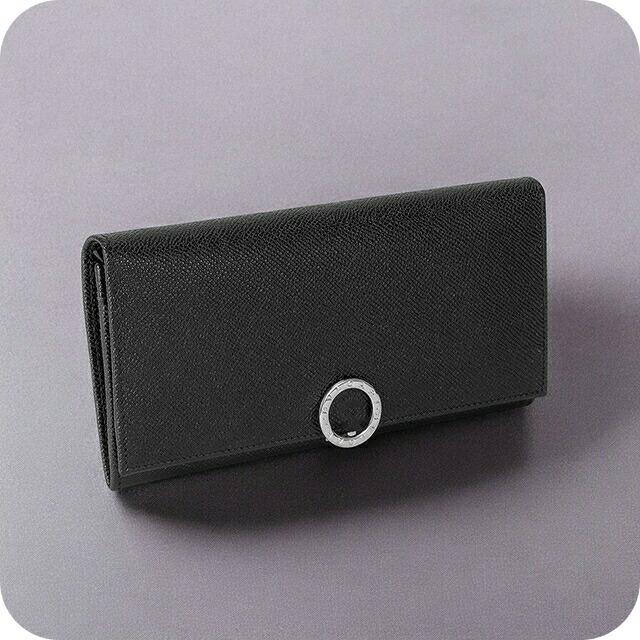 ブルガリ 長財布 メンズ ブランド BVLGARI 30412GRAIN BLK ブラックの画像