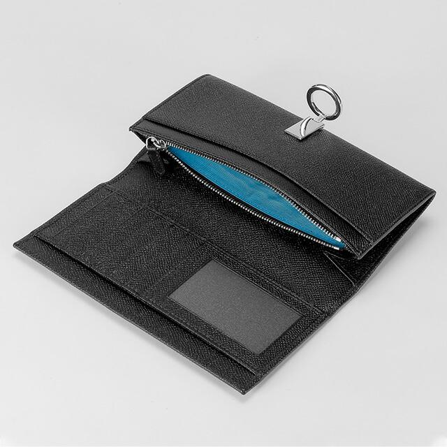 ブルガリ 長財布 メンズ ブランド BVLGARI 30412GRAIN BLK ブラックの画像