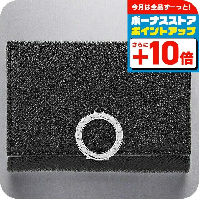 BVLGARI（ブルガリ） 名刺入れ メンズ ブランド レザー 30420GRAIN BLK
