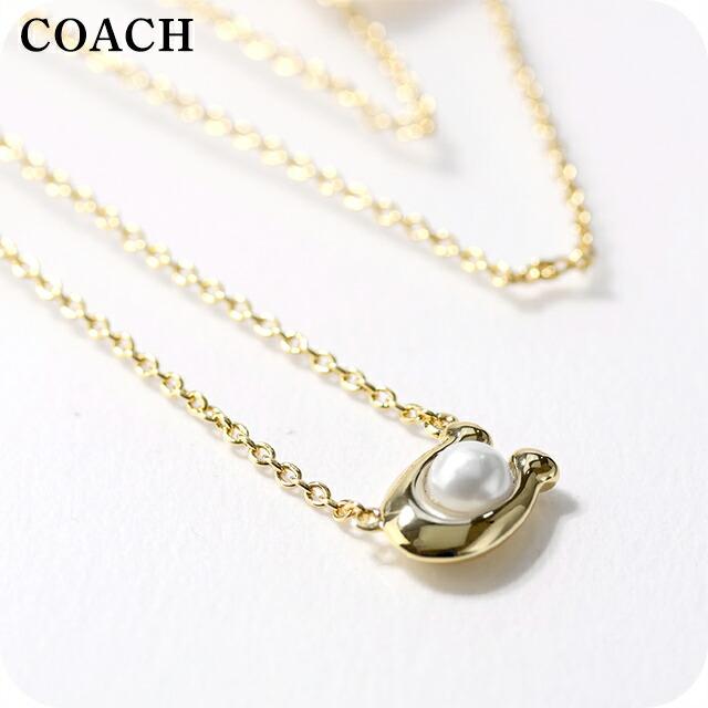 COACH コーチ ネックレス レディース ブランド ペンダント ロゴ