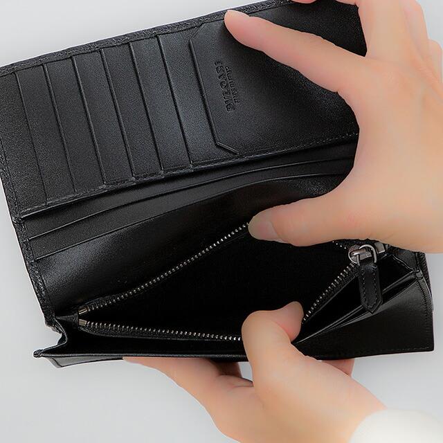 ブルガリ 長財布 メンズ ブランド BVLGARI 36966 BLK ブラックの画像