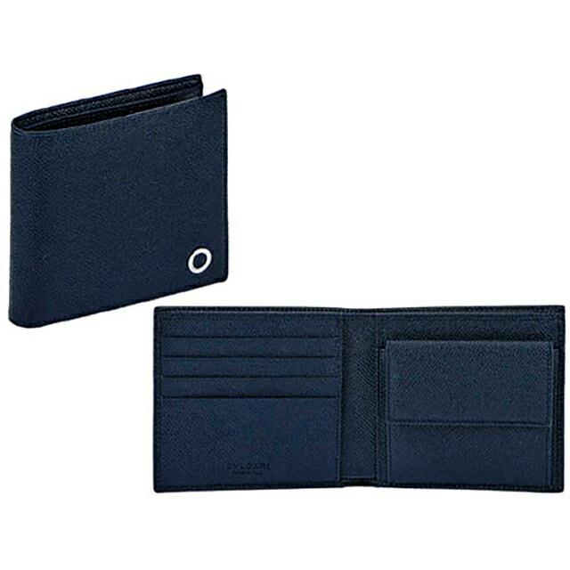 ブルガリ 二つ折り財布 メンズ ブランド BVLGARI 39324 DSAP デニムサファイア ウォレット 高級 おしゃれ プレゼント 実用的 BVLGARI（ブルガリ） 二つ折り財布 メンズ ブランド BVLGARI 39324