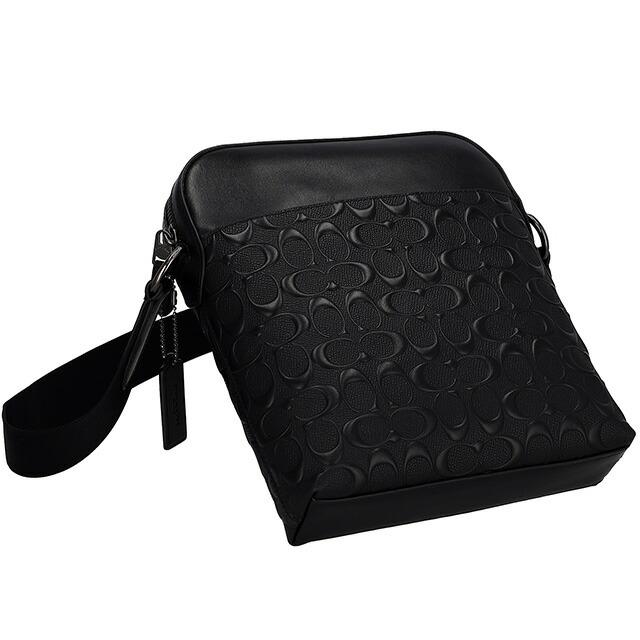 COACH ショルダーバッグ 4009 QB/BK BLACK COACH コーチ ショルダーバッグ メンズ ブランド シグネチャー