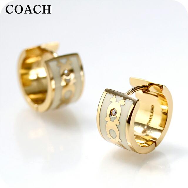 COACH（コーチ） ピアス レディース ブランド ロゴ フープ 両耳用