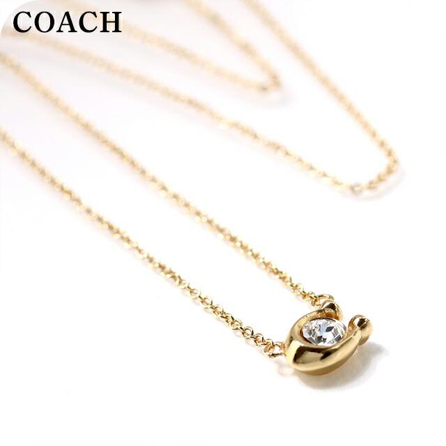 COACH コーチ ネックレス レディース ブランド ペンダント ロゴ 493112 