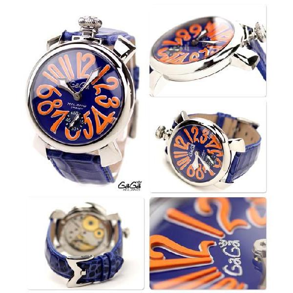 GaGa MILANO ガガミラノ 腕時計 ブランド 手巻き 48MM 5010.8