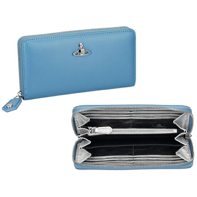 【新品未使用】Vivienne Westwood 長財布 ブルー Vivienne Westwood（ヴィヴィアンウエストウッド） 長財布 レディース