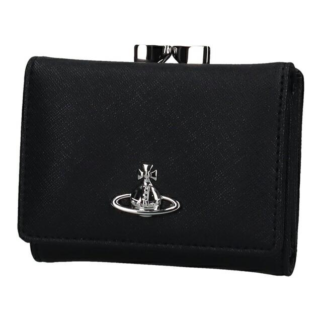  三つ折り財布　ブラック 値下げ交渉可⭕️ Vivienne Westwood（ヴィヴィアンウエストウッド） 三つ折り財布
